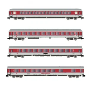 Abverkauf Arnold HN4360 - 4er Set Personenwagen 'InterCity', DBAG, Ep.V