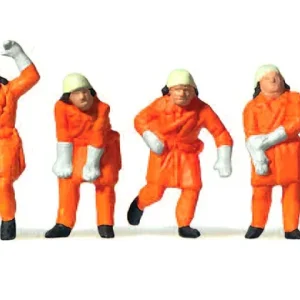 Highlight Merten 0212579 - Feuerwehrleute, Einsatzkleidung orange