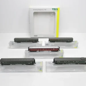 (KHK072) Minitrix 15680 Schnellzugwagen-Set "D 182", N, DC, OVP - Modellbahn Rhein-Main Bestpreis