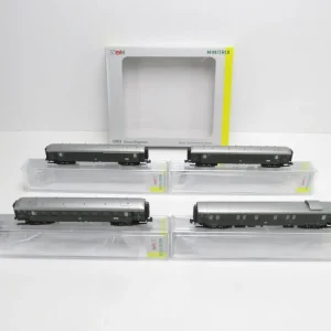 (KHK074) Minitrix 15015 Eilzug-Wagenset der DB, N, DC, OVP - Modellbahn Rhein-Main Beliebt
