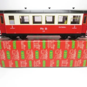 (1GW513) LGB 3064 Personenwagen 2. KL. der RhB G DC, OVP - Modellbahn Rhein-Main Ausverkauf