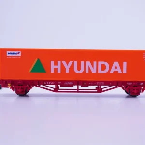 (AX536) Piko 57760 Containertragwagen "Hyundai" der DB AG, H0 DC, OVP - Modellbahn Rhein-Main Heißes Angebot