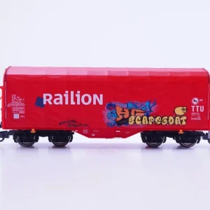 (AX219) Piko 58981 Schiebeplanenwagen Railion der NS, H0 DC, OVP - Modellbahn Rhein-Main Bestseller