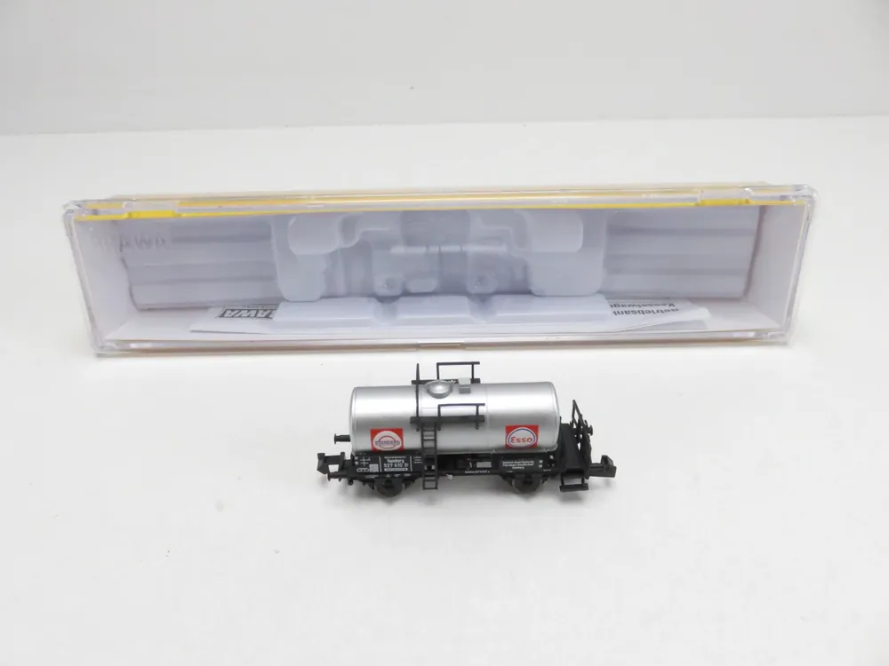 (RBT482) Brawa 67528 Kesselwagen „ESSO” der DRB, DC, N, OVP - Modellbahn Rhein-Main Preisknaller