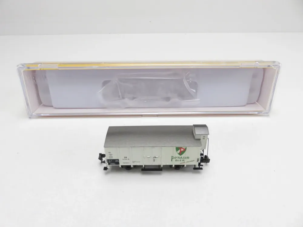 (RBT484) Brawa 67480 Bierwagen G10 „Pyraser Bier” der DB, DC, N, OVP - Modellbahn Rhein-Main Preis Gesenkt
