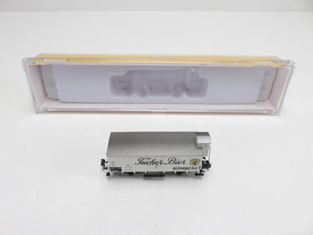 (RBT487) Brawa 67473 Bierwagen G10 „Tucher Bier” der DB, DC, N, OVP - Modellbahn Rhein-Main Nur Für Kurze Zeit
