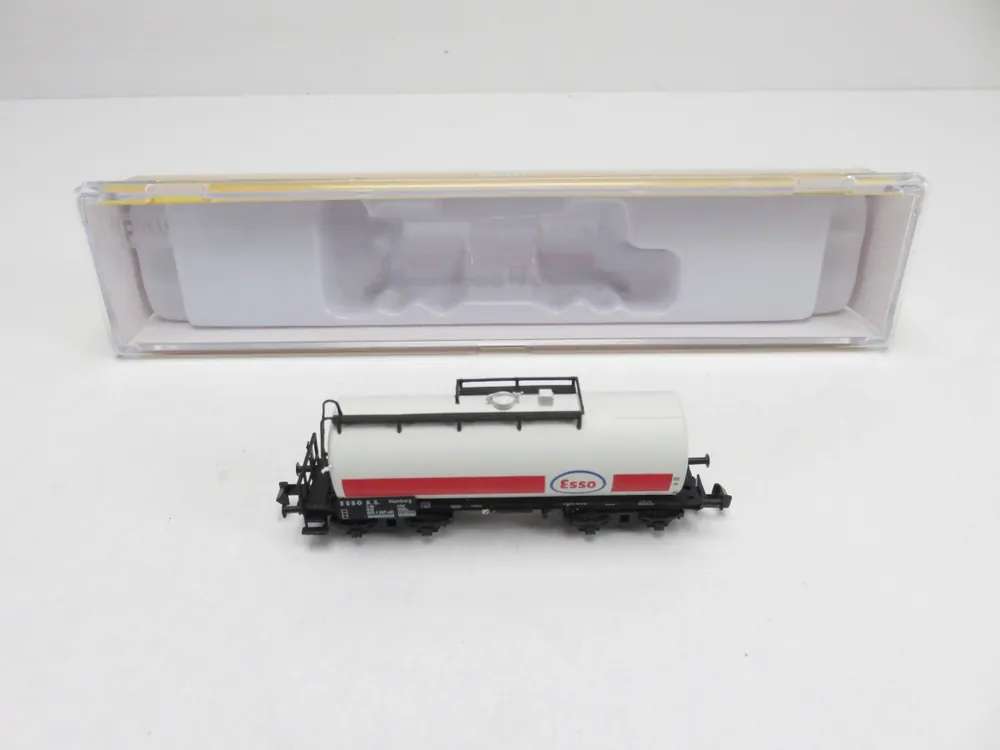 (RBT473) Brawa 67702 Leichtbaukesselwagen „ESSO” DB, DC, N, OVP - Modellbahn Rhein-Main Expressversand