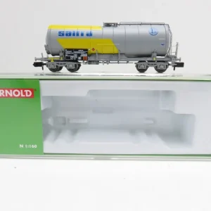(RBT405) Arnold HN6628 isolierter Kesselwagen "Saltra" für Blausäuretransport RENFE, DC, N, OVP - Modellbahn Rhein-Main Ausverkauf
