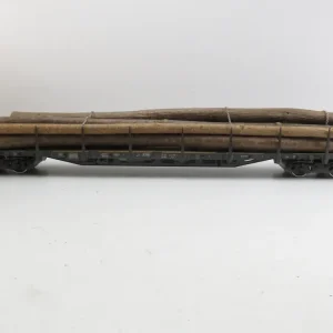 (1HPC17) Märklin 5869 Rungenwagen mit Holzladung der DB, Spur 1, OVP - Modellbahn Rhein-Main Jetzt Kaufen