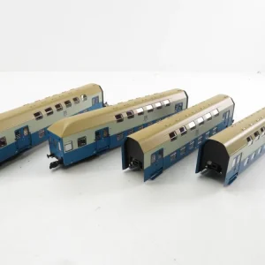 (KU491) ARNOLD HN9521 TT DC Doppelstockwagen-Set 4tlg. der DR, OVP - Modellbahn Rhein-Main Preis Gesenkt
