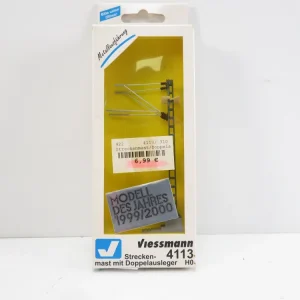 (DOD533) Viessmann 4113 Streckenmast mit Doppelausleger, DC, H0, OVP - Modellbahn Rhein-Main Gratis Versand