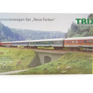 (GC053) Minitrix 15806 N DC Personenwagen-Set "Neue Farben" DB, OVP - Modellbahn Rhein-Main Direkt Vom Hersteller