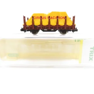 (LC54) Minitrix 15173-09 N DC Planwagen "Circus Macaroni" der DB, OVP - Modellbahn Rhein-Main Solange Der Vorrat Reicht