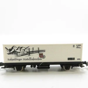 (MES363) Märklin Güterwagen "Ruhpoldinger Modellbahnschau" DB, Z, DC, OVP - Modellbahn Rhein-Main Zertifiziert