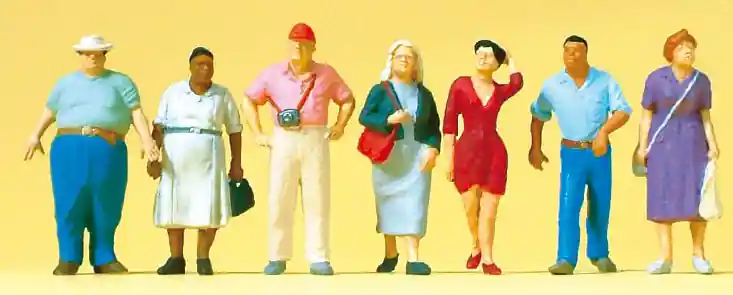 Zertifiziert Preiser 10548 - Passanten 7 teilig